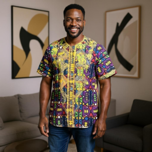 Violet Multi Dashiki