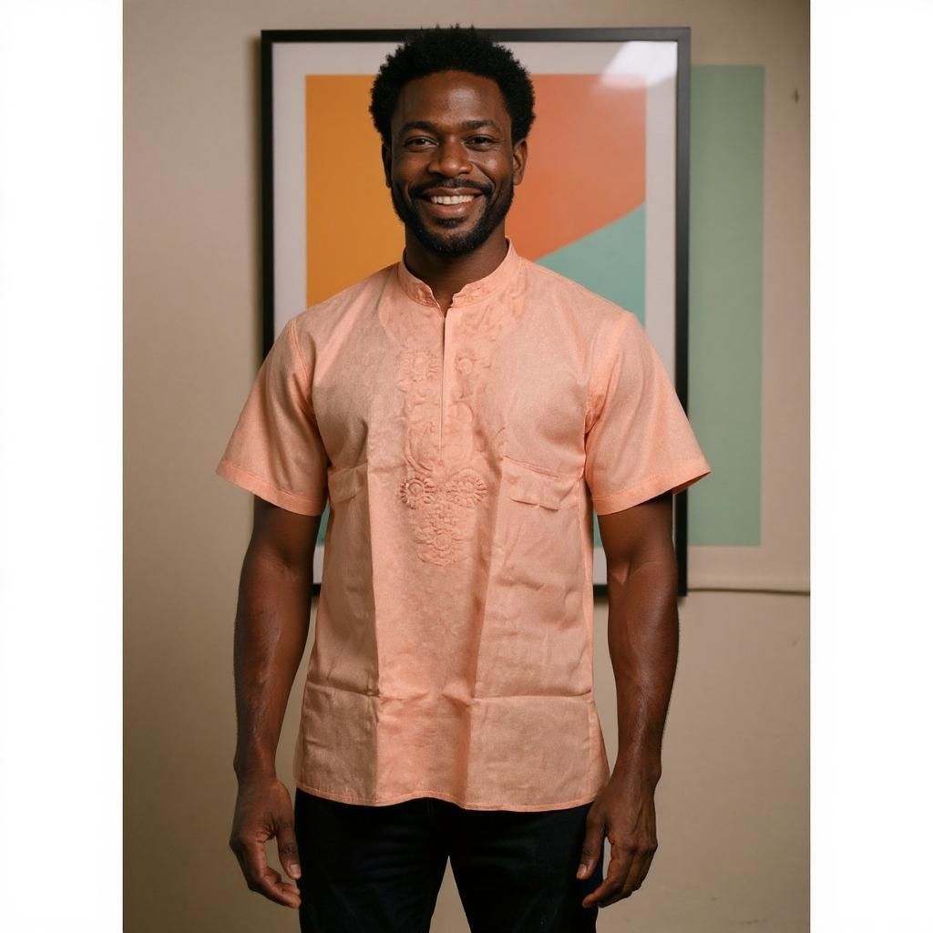 Sand Linen Dashiki