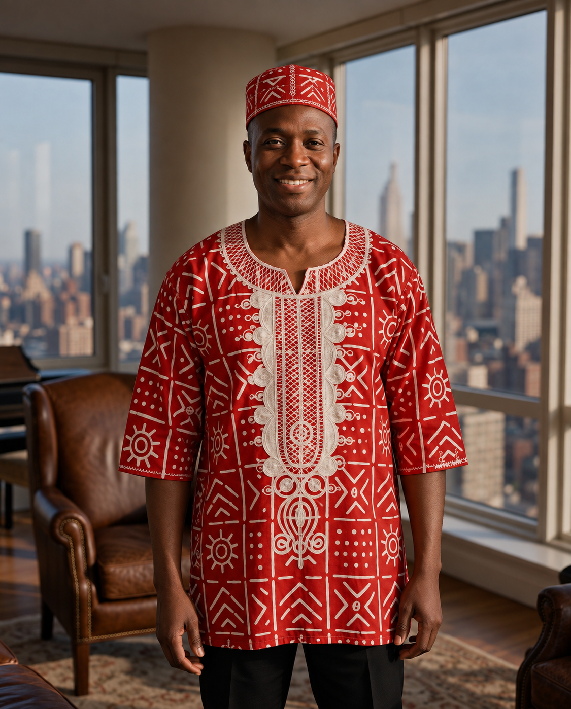 Clay Red Dashiki