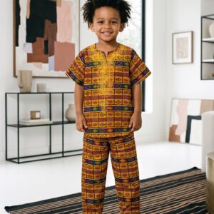 Mosaic Kente Suit