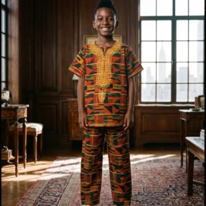 Ember Kente Suit
