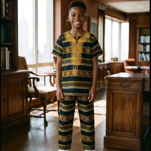 Panther Kente Suit